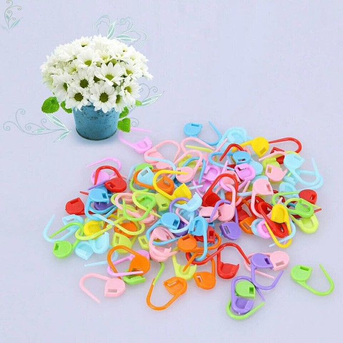 10pcs/lot peniti plastik buat penanda pas rajut crochet knitting