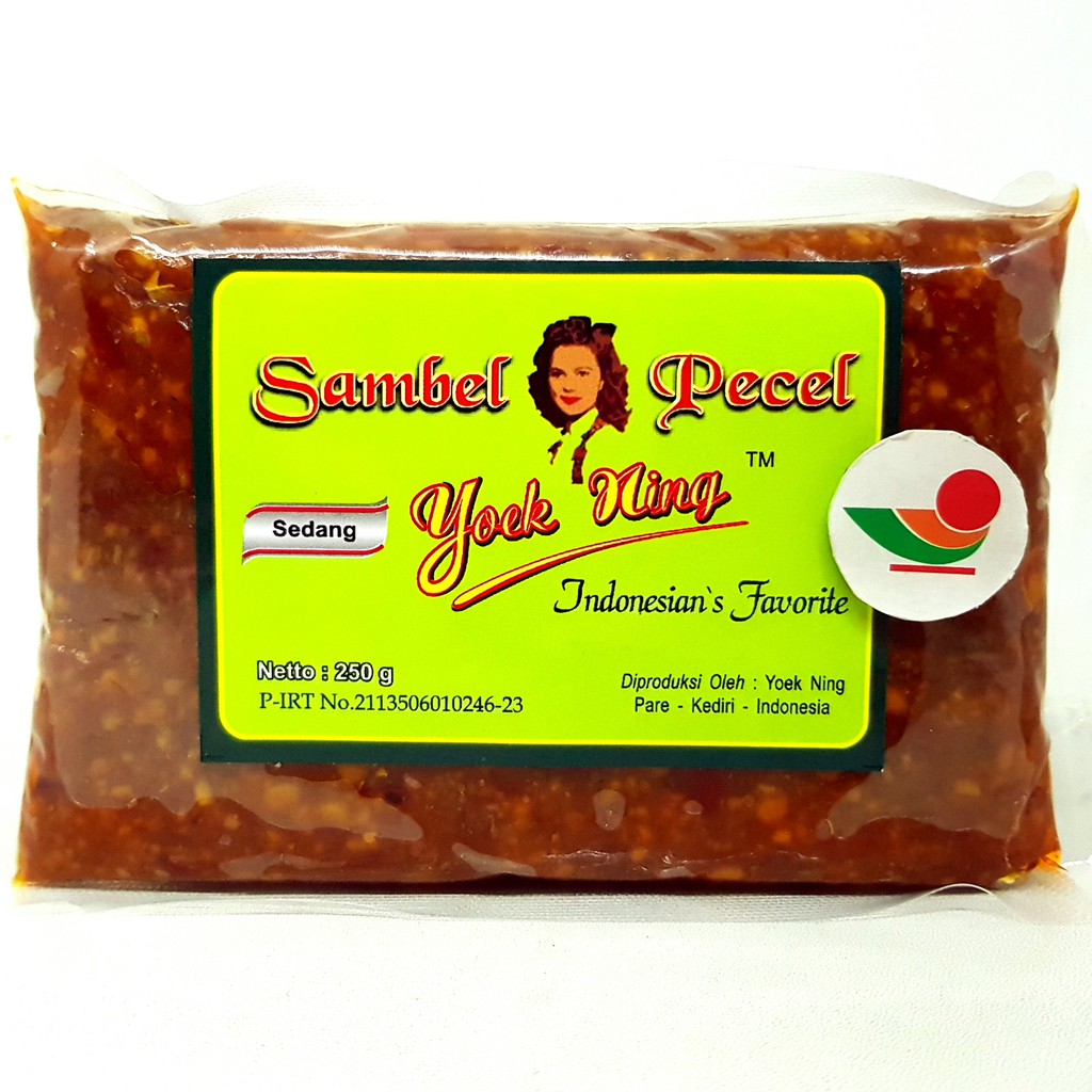 

YUK NING SAMBEL PECEL SEDANG 250gr | SAMBAL BUMBU INSTAN ASLI KEDIRI YOEK