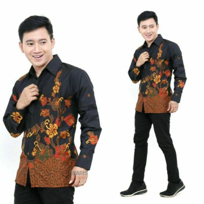 Kemeja Batik Pria Lengan Panjang M - Xxl Primis Halus Unggul Jaya
