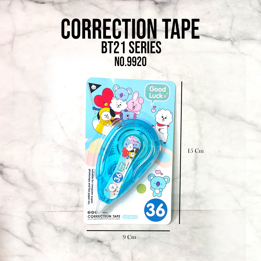 

Correction Tape / Tip-ex / Correction tape BT21 BESAR / Correction Tape No. 9920