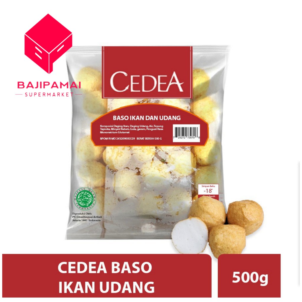 

CEDEA BASO 500GR / Toko baji Pamai