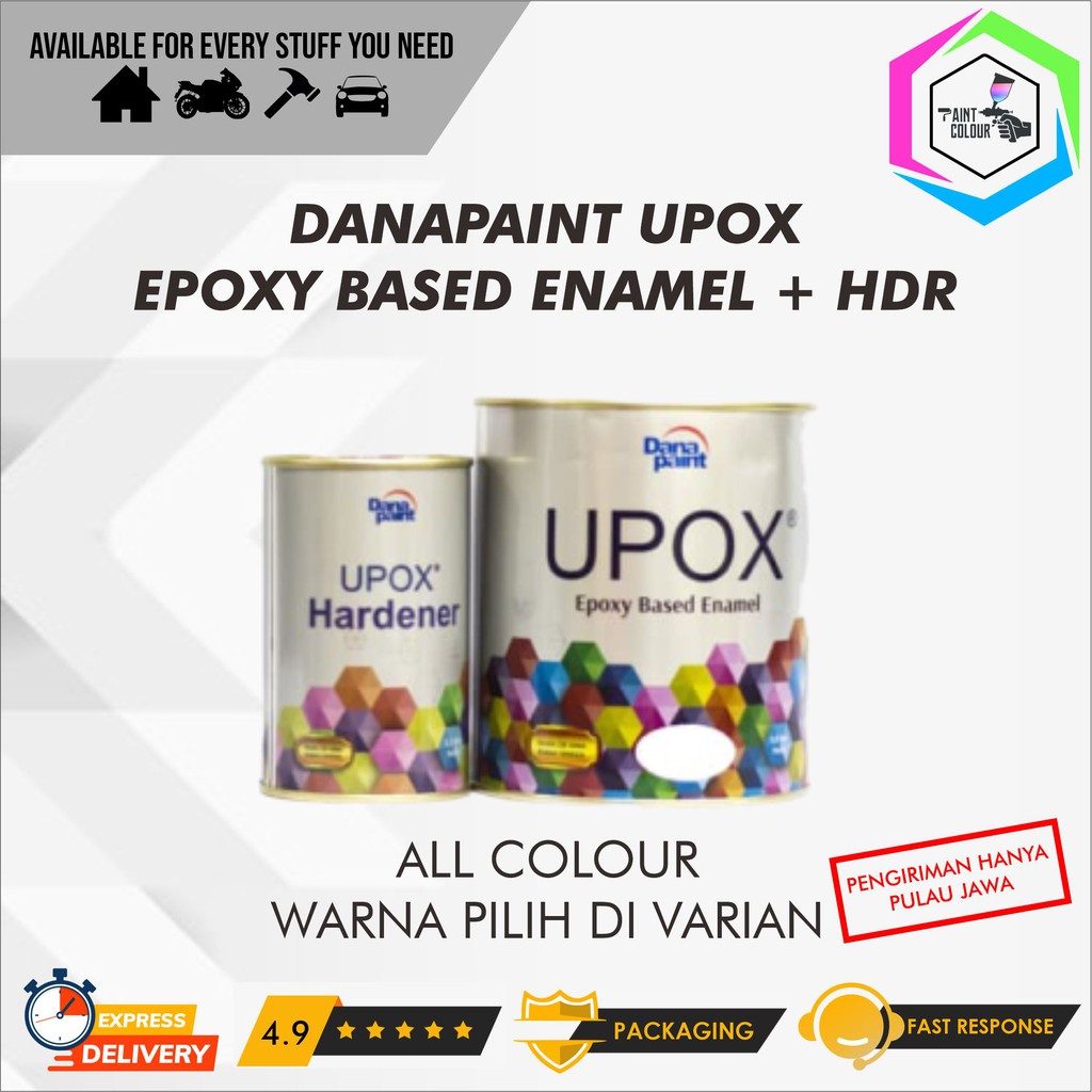  Cat  Lantai Epoxy UPOX  Dana Paint  All Colour Floor 