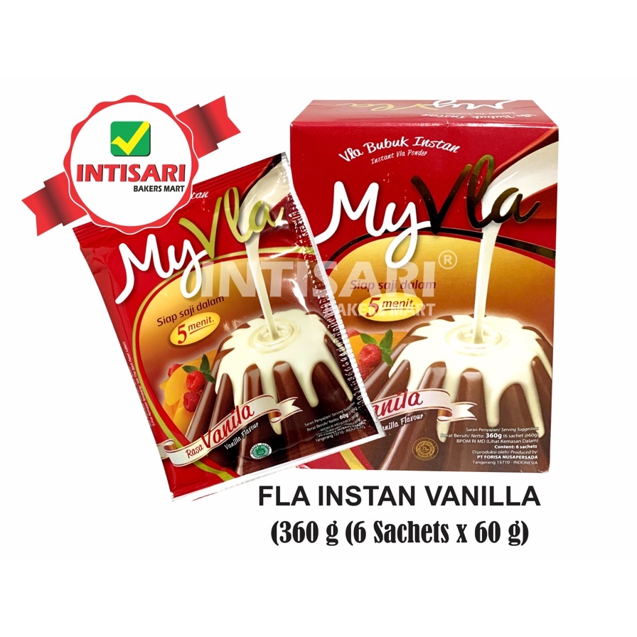 

MY FLA INSTAN VANILLA 6 Sachets x 60 G (DUS) 360 G