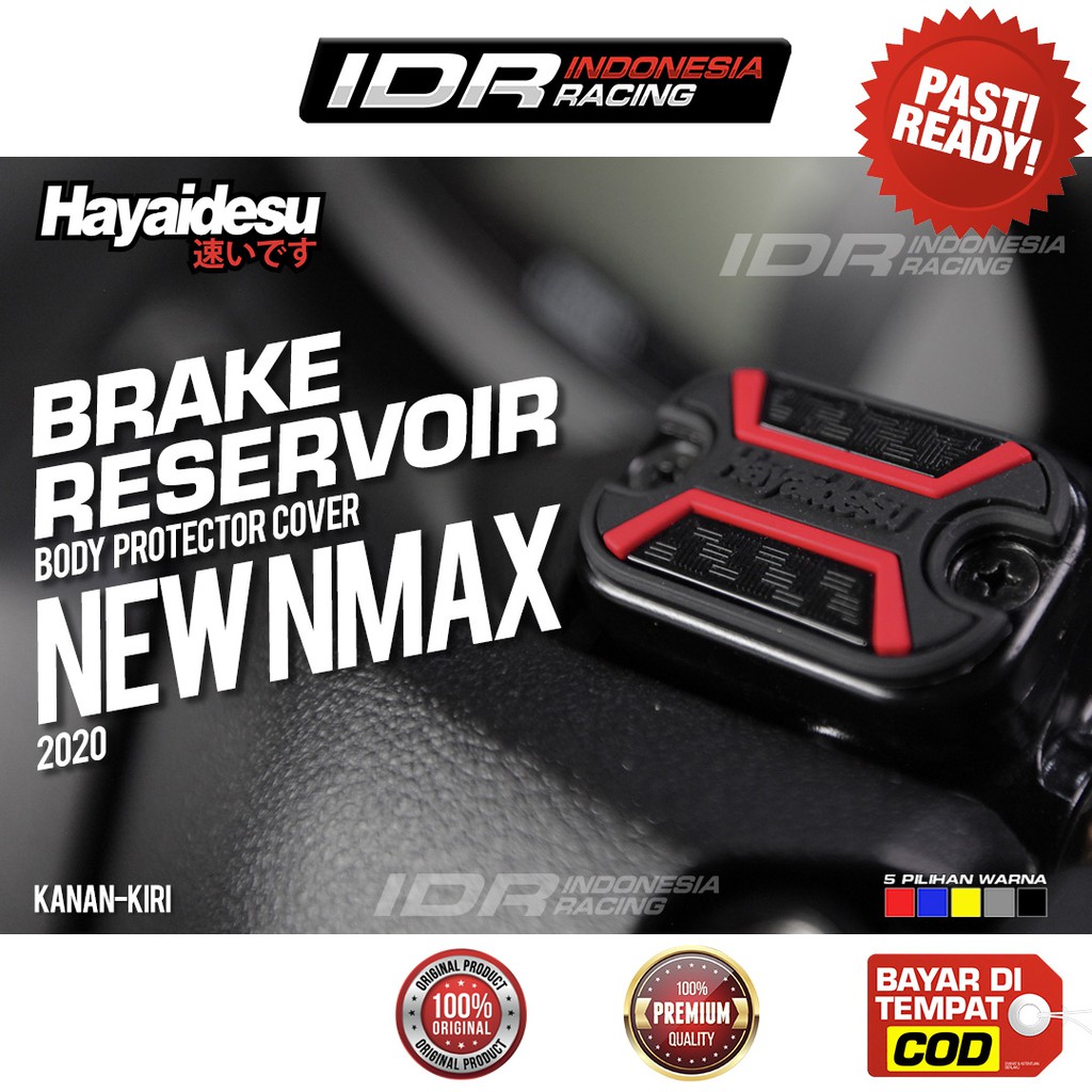 Master Rem New NMAX 2020 Brake Cover Kanan Kiri Hayaidesu Aksesoris Motor Yamaha