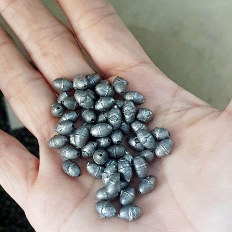 TIMAH E 1/2 dijual per kg / PEMBERAT MELINJO KECIL