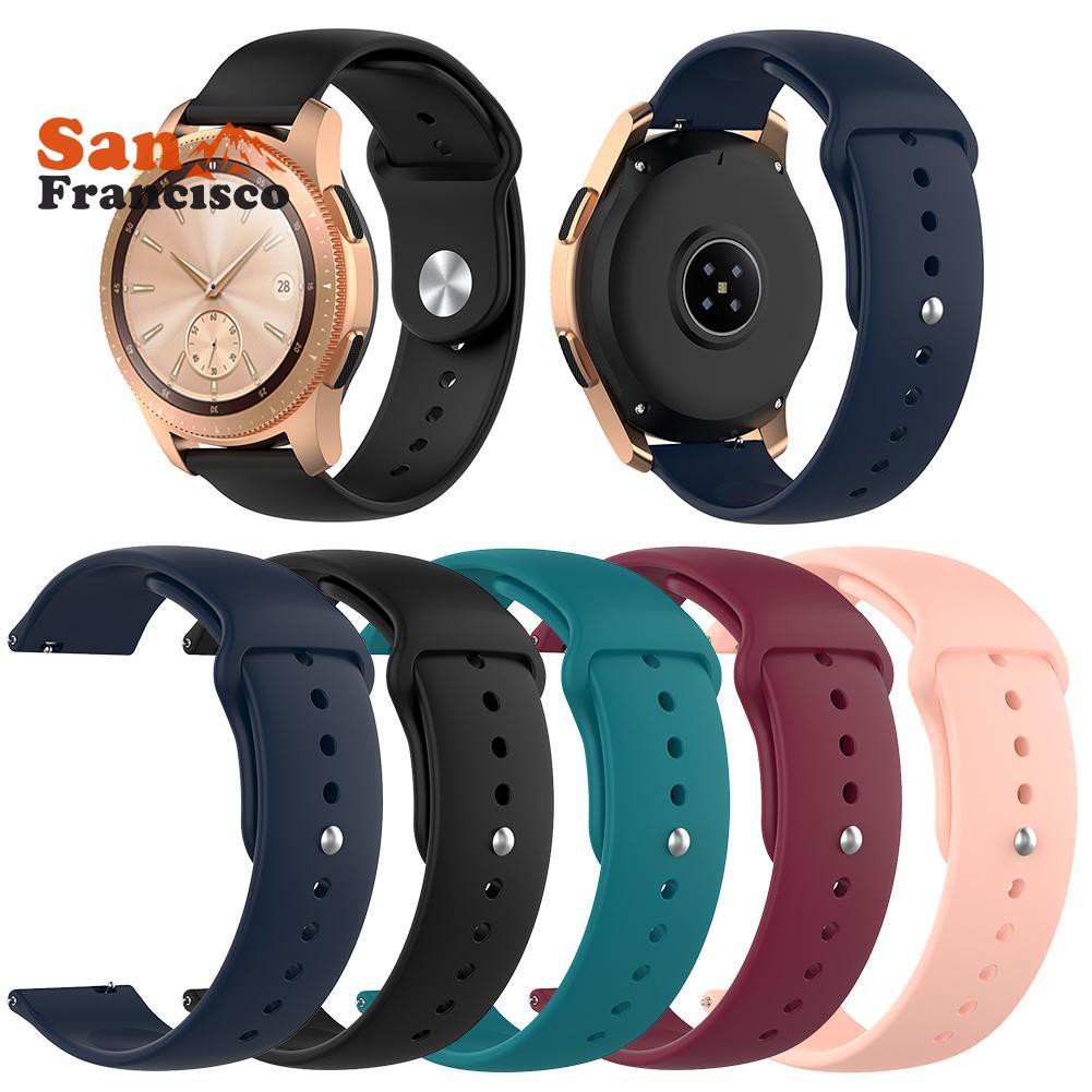 SAN-NEW Wrist Strap 20mm Silicone Watch Band for Samsung