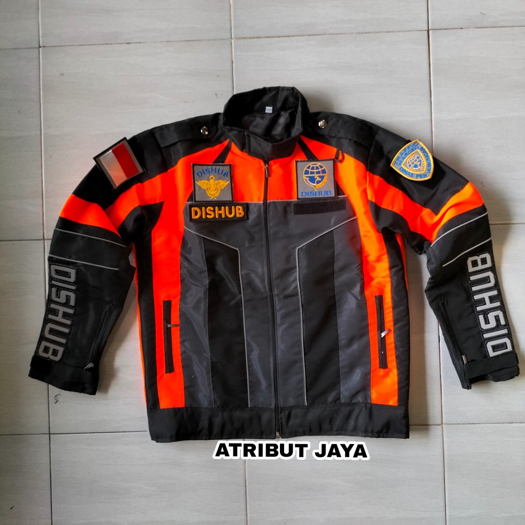 jaket dishub orange terbaru original