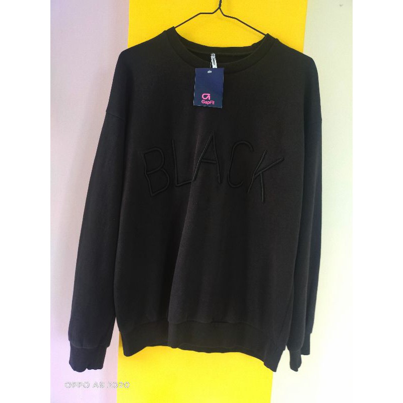 PL JAKET HOODIE CEWEK COWOK HITAM PEKAT BRAND MARIO