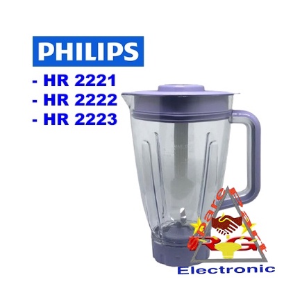 GELAS SET BLENDER JUS MODEL PHILIPS HR 2221 2222 2223