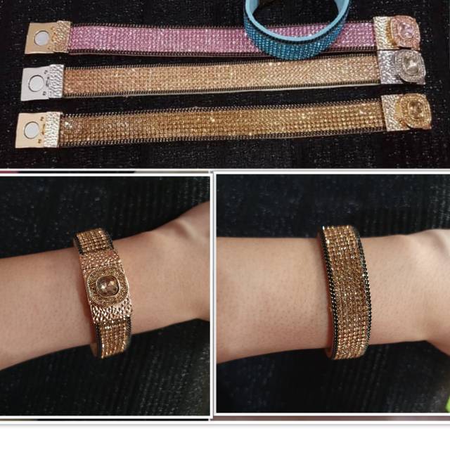 Gelang Swarovsky Import Gelang Tangan wanita mata kualitas import