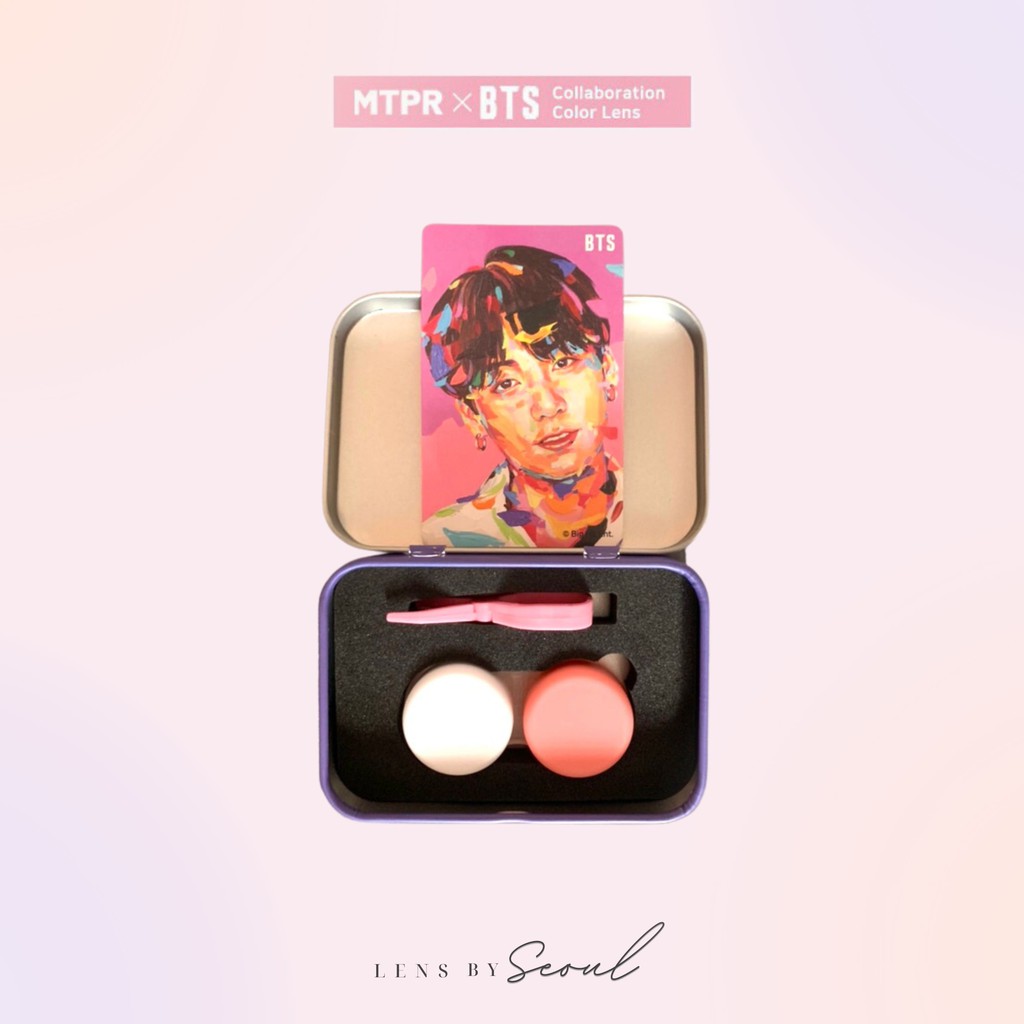 LENSBYSEOUL BTS x MTPR Official Merch Case / Tempat / Kotak Softlens