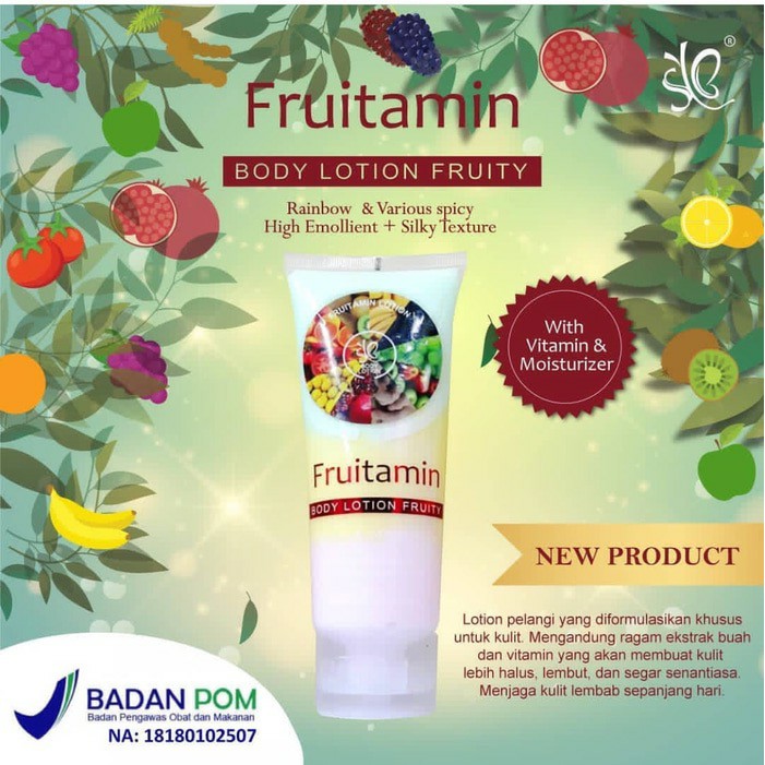 BODY LOTION FRUITY FRUITAMIN 3 in 1 by SYB WIth Vitamin And MOISTURIZER