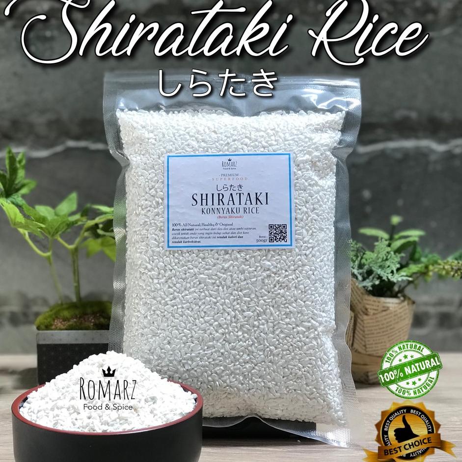 

O9 BERAS SHIRATAKI | SHIRATAKI RICE 500gr BERAS KONNYAKU RICE 500gr ➼ ★★