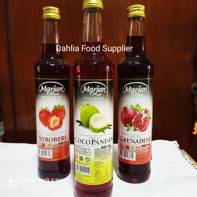 

sirup marjan cocopandan 460ml - sirup marjan grenadine 460ml - sirup marjan strawberry 460ml sirop marjan cocopandan sirop marjan grenadine