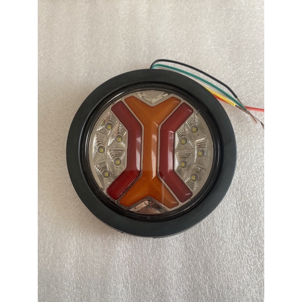 Stop Lamp lampu Belakang truk 24 Volt Model Bulat X