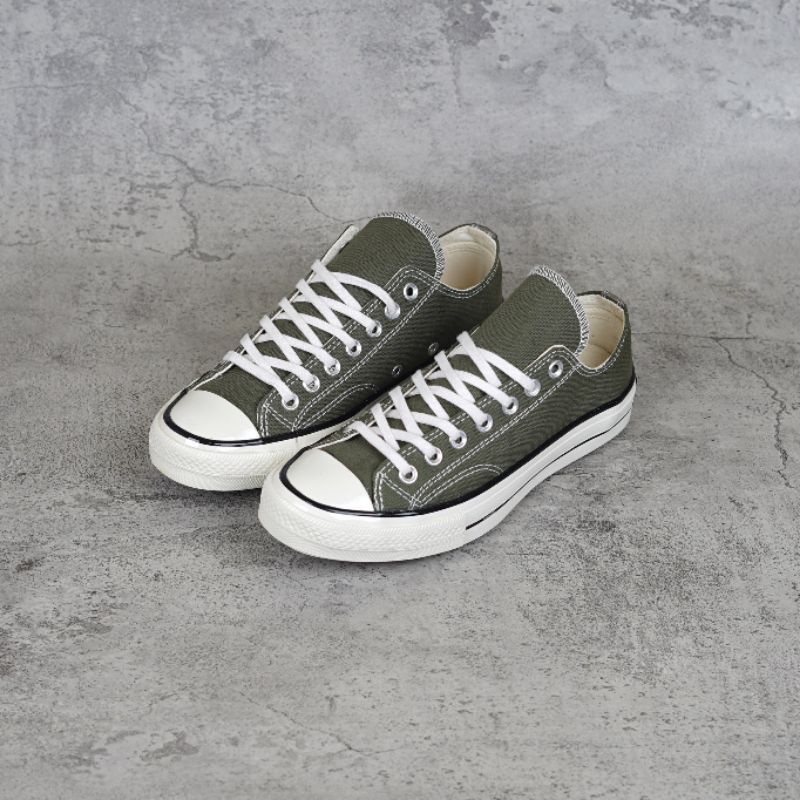 Sepatu Converse 70's Low Army / Sepatu Converse Pria Dan Wanita Premium Hight Quality