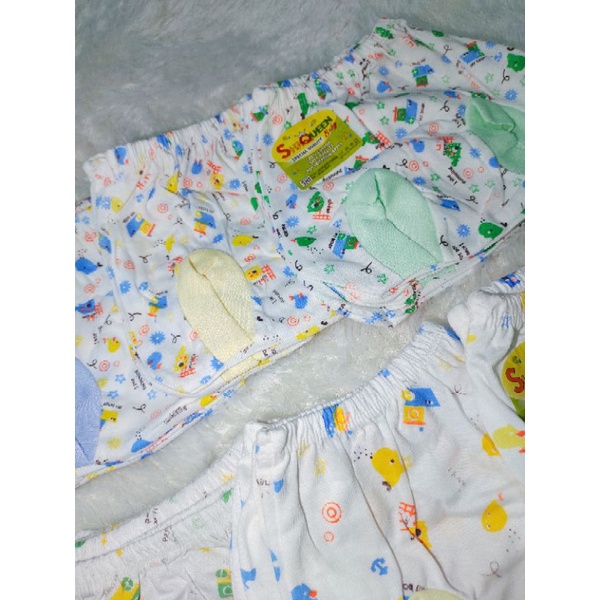 6 PCS  ½ Lusin Celana Pop Baby Motif Shaqueen SNI / Celana Pop Bayi / Celana kodok Bayi