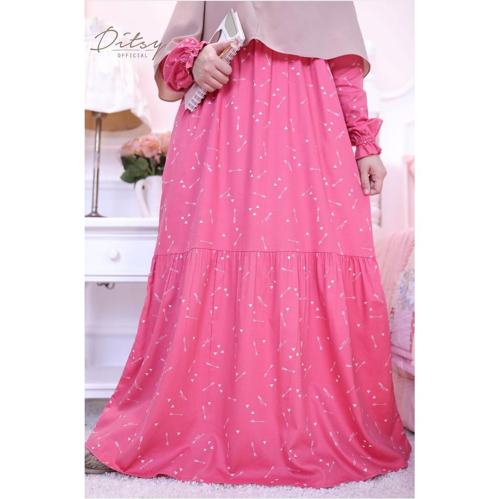 DITSY ARROW PUNCHPINK NIGHTGOWN (FEBRUARI 2021)