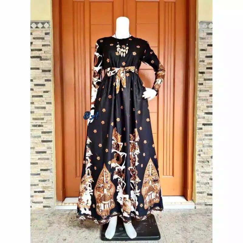 GAMIS BATIK MANGGAR, PADI,SEKAR,CANTIK,KUBIS,KIPAS,DAUN,KUPU,NADINE,GENDIS,KAWUNG,TERMURAH-Wayang Pandawa