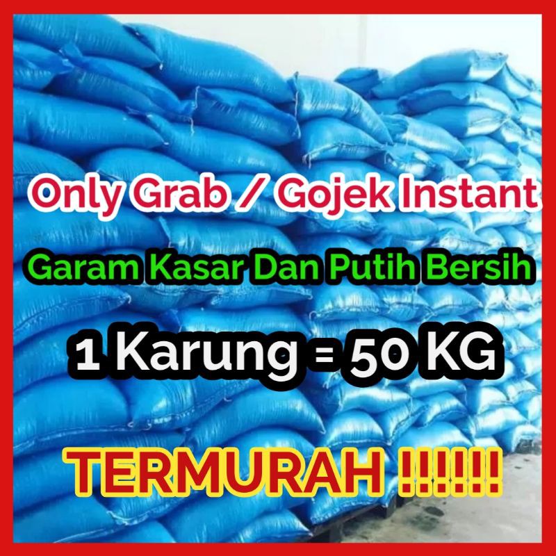 PROMO - Garam Ikan - Garem Kasar - 50KG