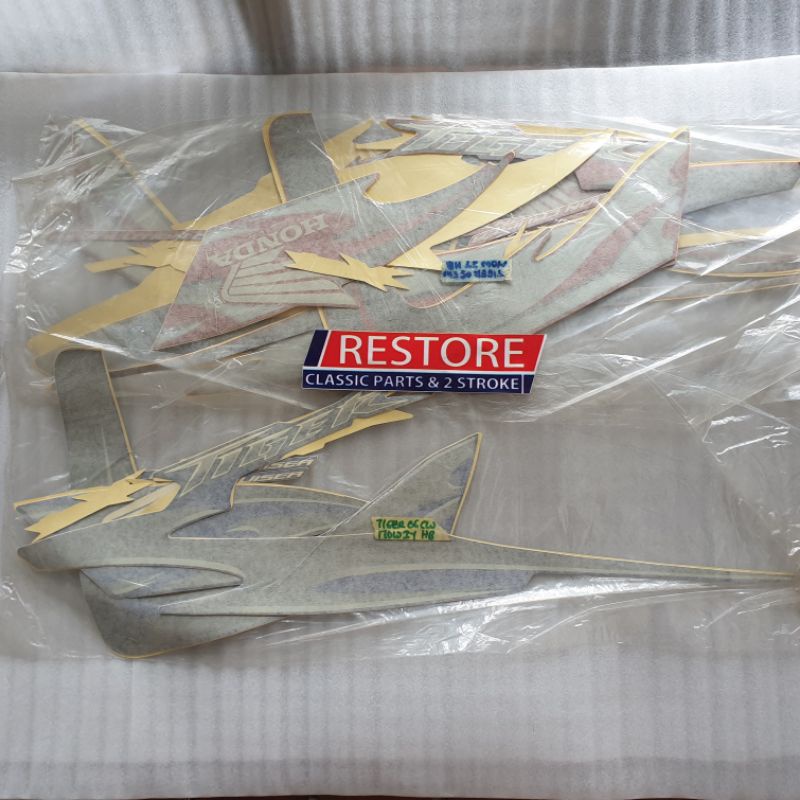 STRIPING STICKER LIST BODY HONDA TIGER REVO MARKING ORIGINAL