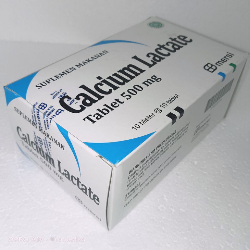 CALCIUM LACTATE 500mg MERSI  100tablet