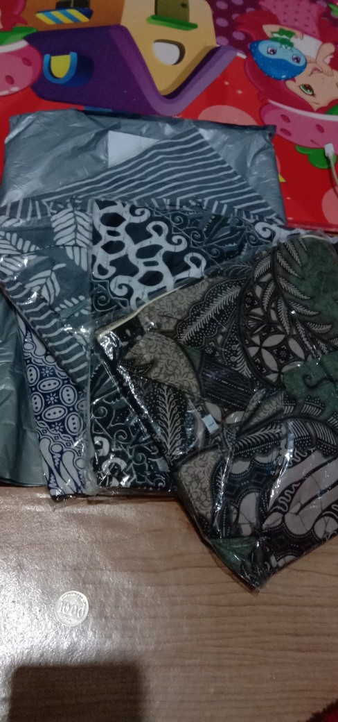 Batik Wanita Asj Sa Hrb026 Kenongo Kemeja Tosca Pendek