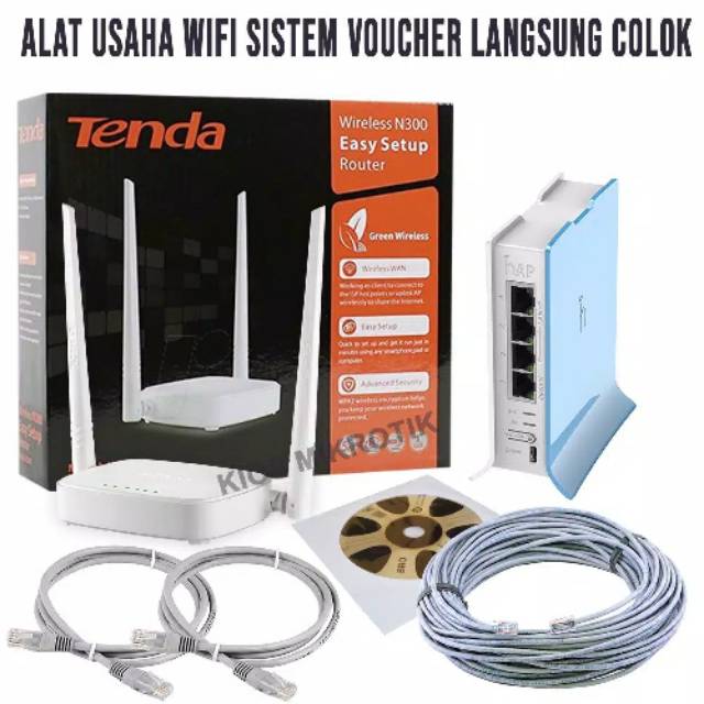 Paket usaha vocer/ rb941 / br941+tenda n301/ paket usaha wifi