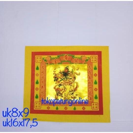 

Kertas Sembahyang Kwankong Emas Kotakan 01