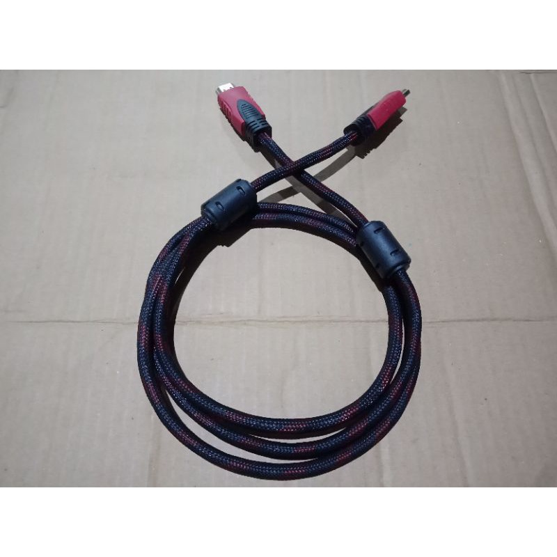 original high quality resolusi full HD kabel hdmi 1.5m 1,5m 1.5 meter kwalitas gambar bagus untuk lc