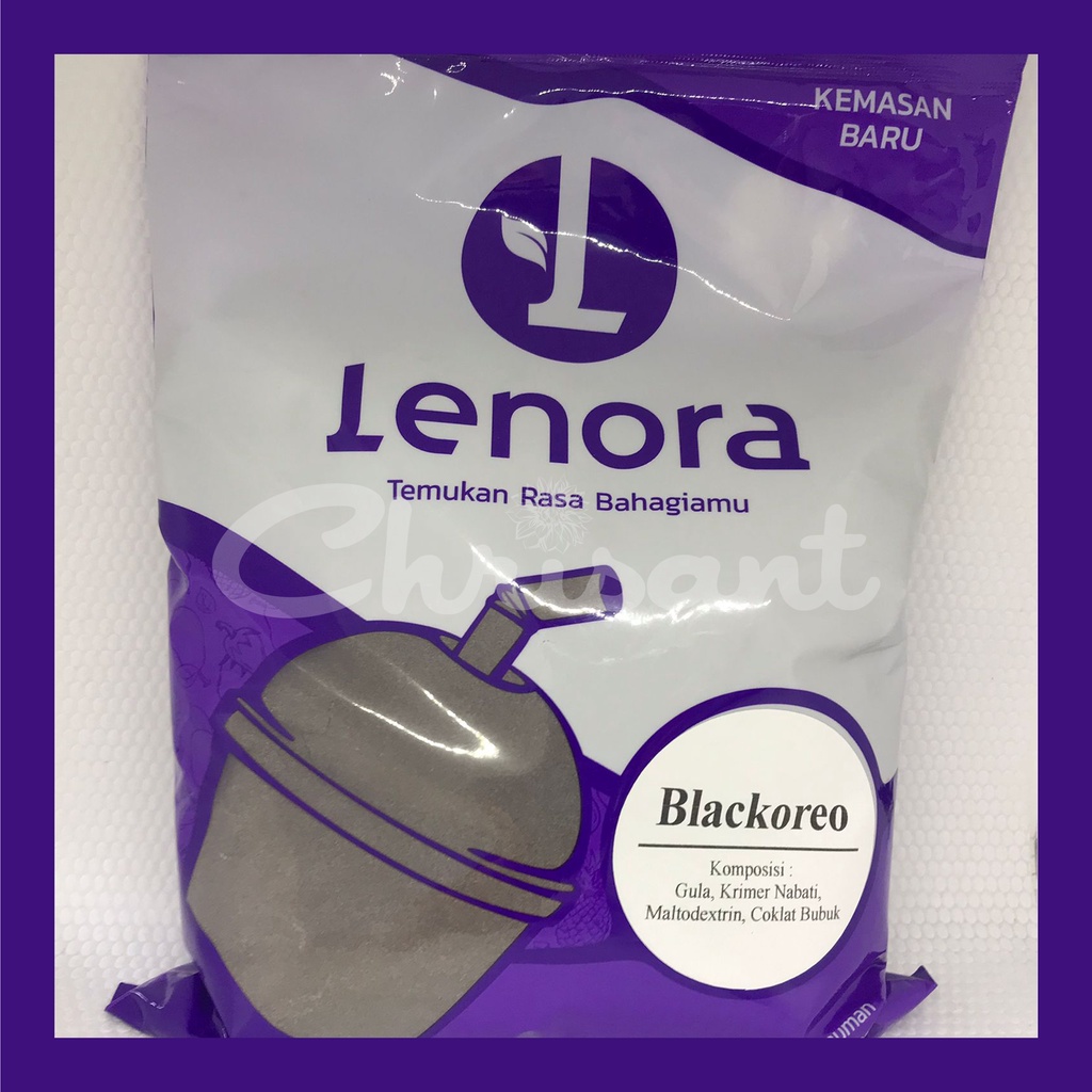 

Lenora choco or*o 1kg/blackoreo bubuk minuman/ bubuk milkshake/ minuman kekinian