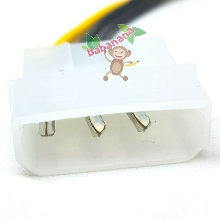 Kabel Konverter Molex 4 pin to fan 3 pin Cable Converter