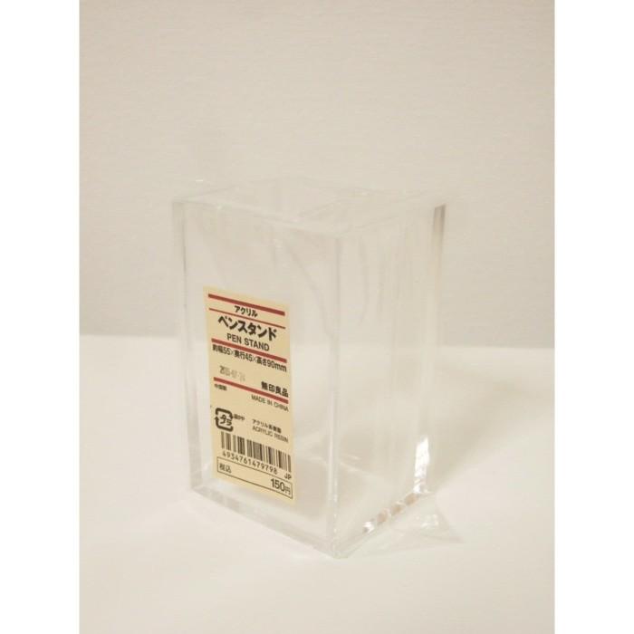 

Muji Acrylic Pen Stand - Tempat Organizer Pensil /Pen Berdiri