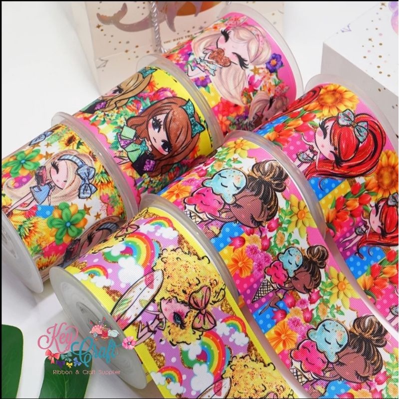 

Pita Grossgrain motif doll girls 2 4cm
