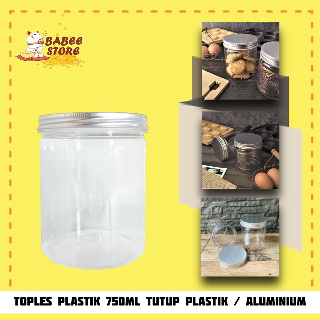 TOPLES PLASTIK 750ML / TOPLES TABUNG 750 ML / TOPLES KUE KERING / TOPLES PLASTIK MURAH