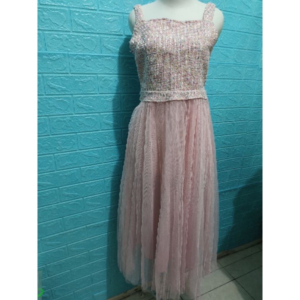 Dress pesta Pink