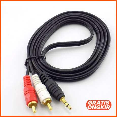 Kabel Audio Jack 3.5mm to RCA Male 2m RC3501 2 meter