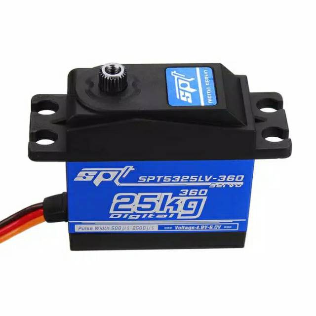 SPT SPT5325LV-360 25KG Digital Servo 360° Large Torque Dual Bearing Metal Gear