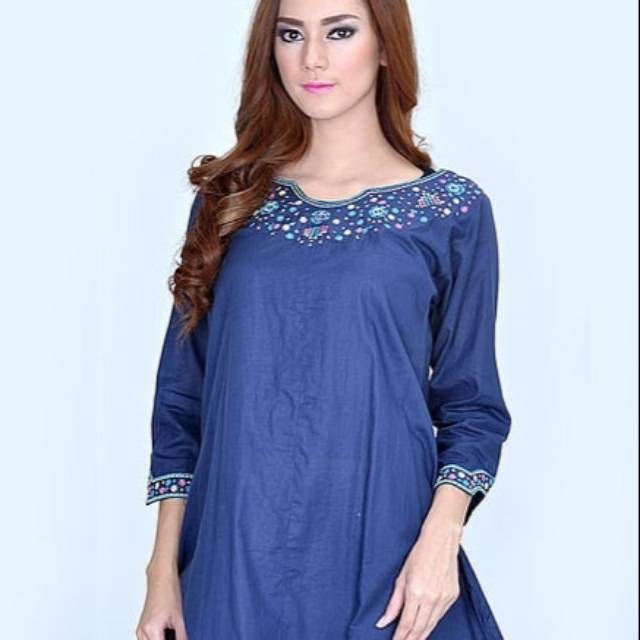 BLOUSE BIRU / ATASAN BIRU