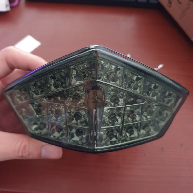 stop lampu assy vixion new led variasi plus sen senja lampu belakang doff vixion 2012 2013 2014