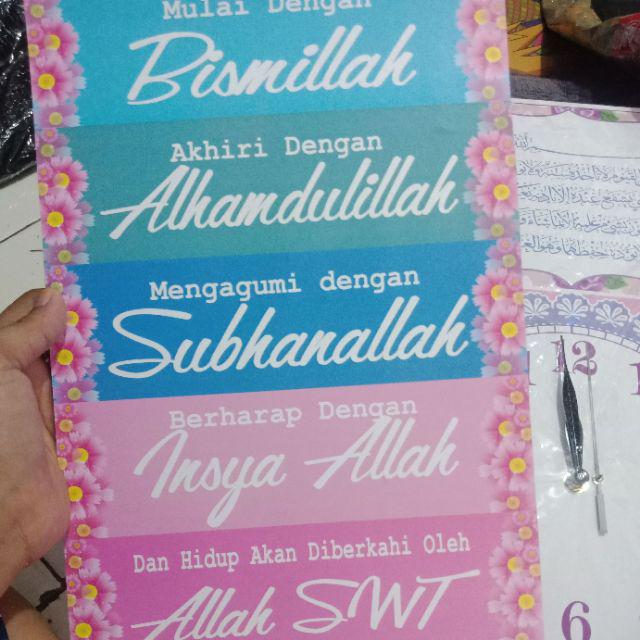 Hiasan Dinding - Papan Mdf Gambar Pastel 30x21