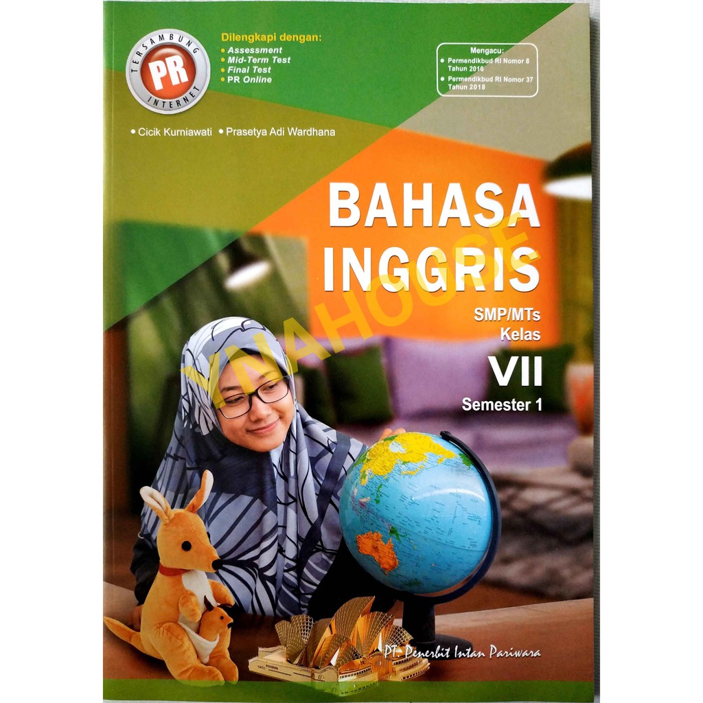 Buku LKS PR Intan Pariwara SMP/MTs Kelas VII/7 Semester 1 Tahun 2021/2022 Matematika/IPA/IPS/PKN/Inggris/Indonesia-Inggris 2019