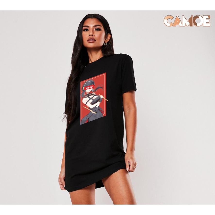 Tshirt Dress Kaos Anime Waifu Yor Briar FOrger Spy x Family