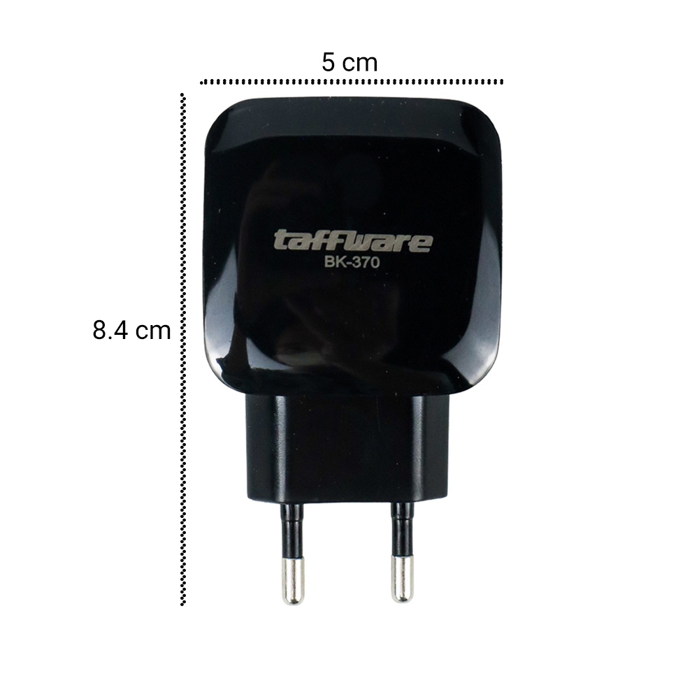 Taffware Wall Charger USB 1 Port QuickCharge 3.0 - BK-370 - Black