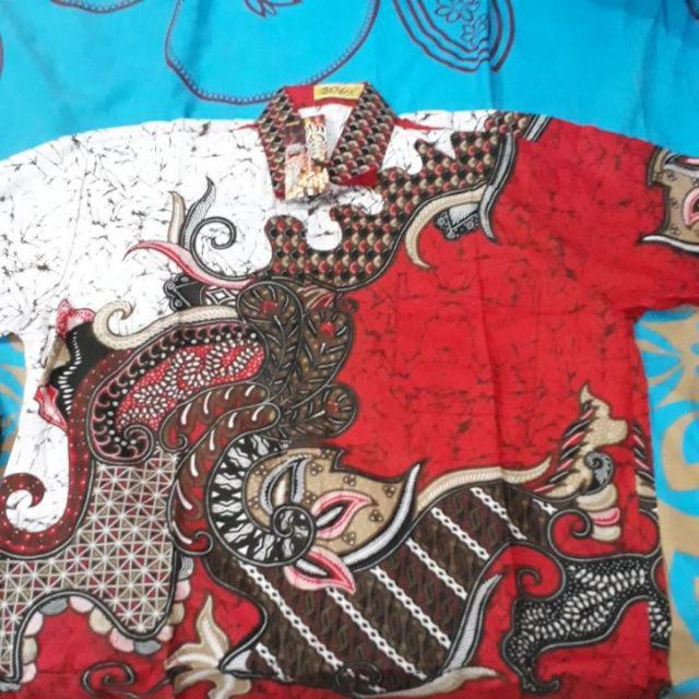 Pandawa Kemeja Batik Pria M.l.xl.xxl Lengan Pendek