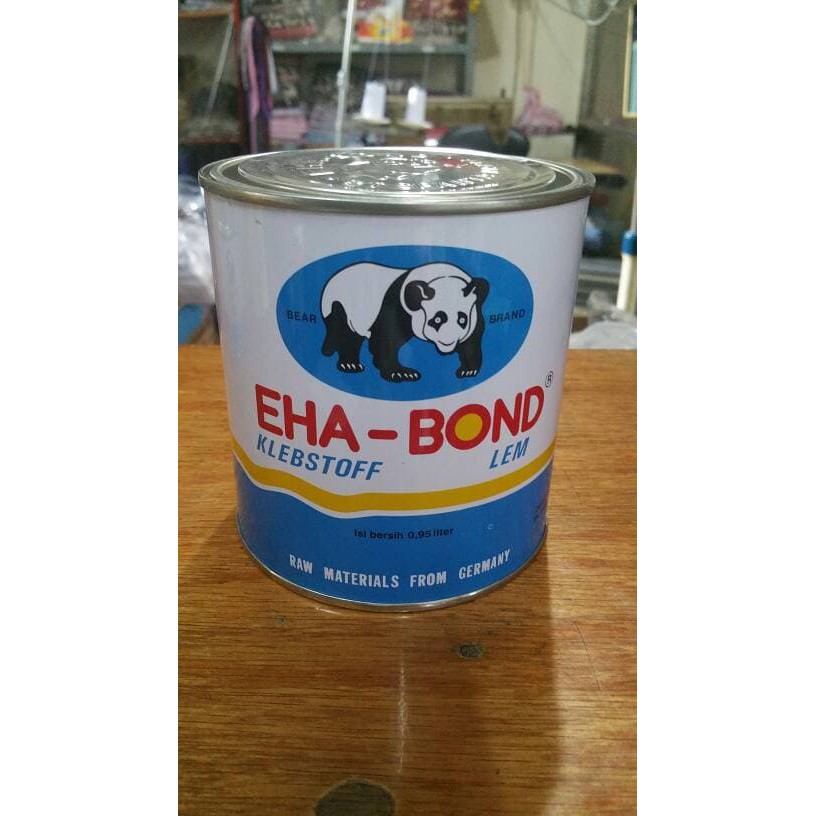 

LEM KUNING UNTUK BUSA,, KARET, KULIT, PLASTIK - MERK EHA BOND 1KG