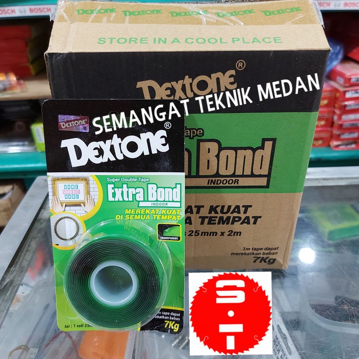 

LEM SUPER DOUBLE TAPE EXTRA BOND INDOOR BENING 25mm x 2 METER DEXTONE