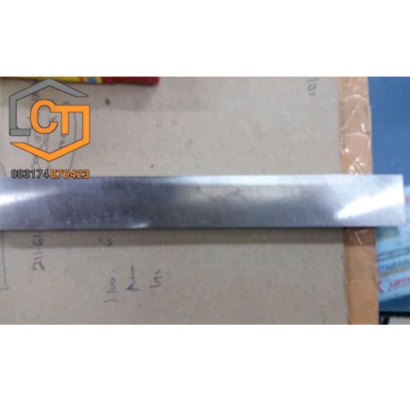 Pahat bubut Mata pisau bubut 1/8 x 1 x 8 Inch HSS Persegi panjang datar