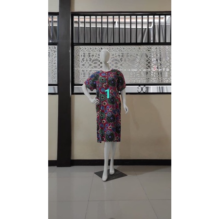 YSY - DASTER 36 LD 110 CM PB 105 CM BATIK KENCANA UNGU LABEL BIRU (KUB)