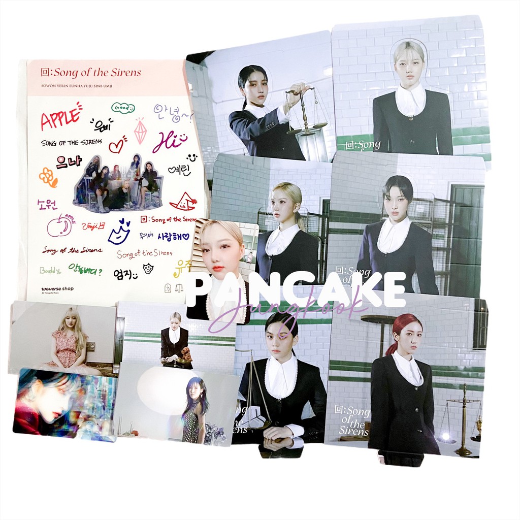[ READY‼️ ] gfriend song of sirens photocard [ yuju sowon yerin sinb umji eunha ] sticker